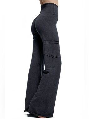 PUBLIC MYTH Bamboo High-waisted Black Yoga Pant